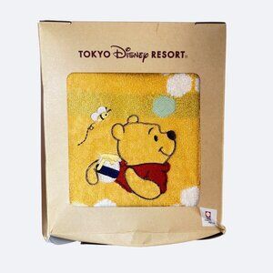 Tokyo Disney Winnie the Pooh Towel 31.5" x 13" Japan made Imabari New